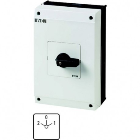 Eaton-moeller T5B-4-88/I4 Y7-223025 EATON ELECTRIC Changeoverswitches, Contacts: 8, 63 A, front plate: 2-0-1, 60 °,..
