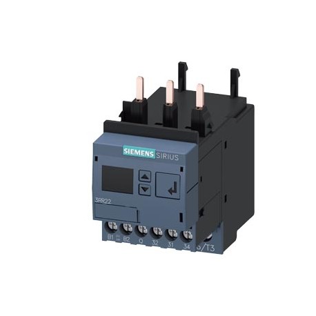 Siemens 3RR2242-1FA30 Monitoring relay, can be mounted to Contactor 3RT2, Size S0 standard, digitally adjust..