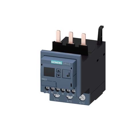Siemens 3RR2243-1FA30 Monitoring relay, can be mounted to Contactor 3RT2, Size S2 standard, digitally adjust..