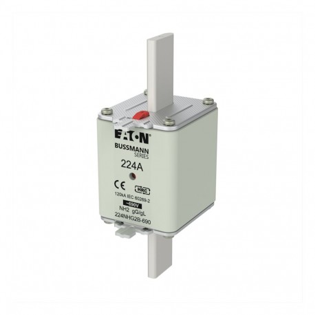 EATON - MOELLER NH FUSE 224A 690V gG SIZE 2 NH FUSE 224A 690V gG SIZE 2 224NHG2B-690 EATON ELECTRIC Fuse-link, LV, 100 A, AC 690V, NH1, gL/gG, IEC, dual..