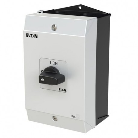 EATON - MOELLER P1-32/I2H/N P1-32/I2H/N 227869 Y7-227869 EATON ELECTRIC On-Off switch, 3 pole + N, 32 A, surface mounting, hard knockout..