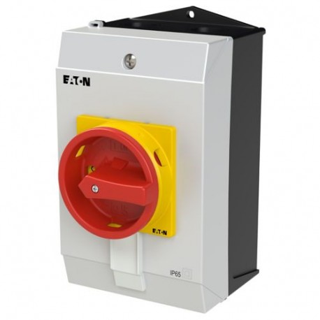 EATON - MOELLER P1-32/I2H/SVB/N P1-32/I2H/SVB/N 227871 Y7-227871 EATON ELECTRIC Main switch, 3 pole + N, 32 A, Emergency-Stop function, Lock..