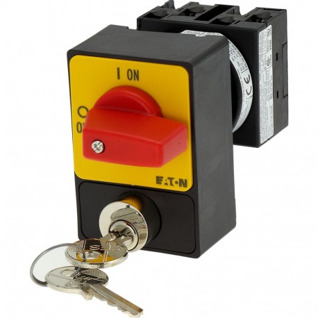 EATON - MOELLER T0-2-1/E/SVA(S)-RT T0-2-1/E/SVA(S)-RT 228291 Y7-228291 EATON ELECTRIC Panic switches, 3 pole, 20 A, Cylinder lock SVA, front pl..