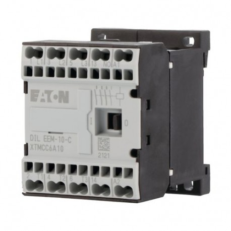 Eaton-moeller DILEEM-10-G-C(24VDC) Y7-230052 EATON ELECTRIC Contactor, 3p+1N/O, 3kW/400V/AC3