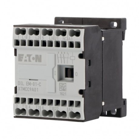 Eaton-moeller DILEM-01-G-C(24VDC) Y7-230167 EATON ELECTRIC Contactor, 3p+1N/C, 4kW/400V/AC3