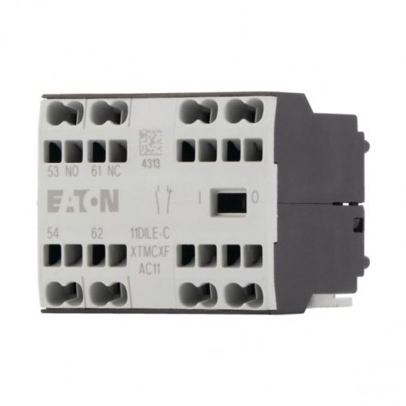 EATON - MOELLER 11DILE-C 11DILE-C 230257 Y7-230257 EATON ELECTRIC Auxiliary contact, 1N/O+1N/C, surface mounting, spring clamp connec..