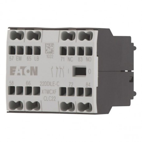 Eaton-moeller 22DDILE-C XTMCXFCLC22 EATON ELECTRIC Auxiliary contact, 1N/O+1N/O early+1N/C+1N/C late, surface mount..