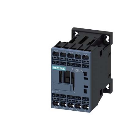 SIEMENS 3RT2317-2BF40 3RT2317-2BF40 SIEMENS Contactor, AC-1, 22 A/400 V/40 °C, S00, 4-pole, 110 V DC, Spring-type terminal
