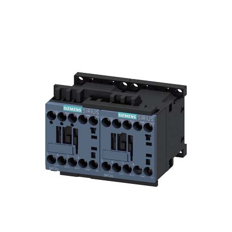 Siemens 3RA2318-8XB30-2AK6 Reversing contactor assembly AC-3, 7.5 kW/400 V 110 V AC 50 Hz/120 V 60 Hz, 3-pol..