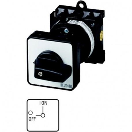 Eaton-moeller T0-3-8901/Z Y7-231942 EATON ELECTRIC On-Off switch, 3 pole + N + 1 N/O + 1 N/C, 20 A, 90 °, rear moun..