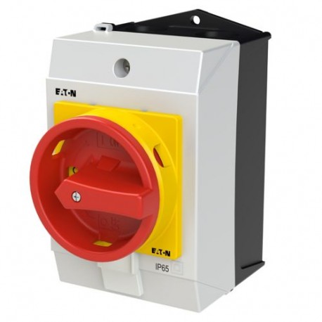 EATON - MOELLER P1-32/I1/SVB P1-32/I1/SVB 233989 Y7-233989 EATON ELECTRIC Main switch, 3 pole, 32 A, Emergency-Stop function, surface mou..