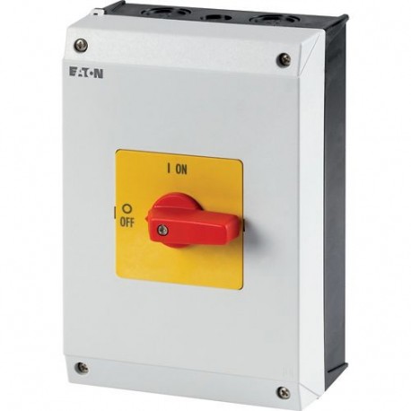 EATON - MOELLER P1-32/I1-RT P1-32/I1-RT 233994 Y7-233994 EATON ELECTRIC On-Off switch, 3 pole, 32 A, Emergency-Stop function, surface mo..