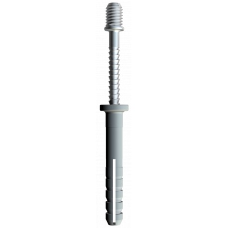 Obo-bettermann 910 SDM M6 OBO BETTERMANN Knock-in anchor with M6 thread, M6/6x40mm, Light grey, Polyamide, PA