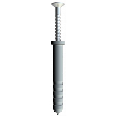 Obo-bettermann 910 SD-Q 6x40 OBO BETTERMANN Knock-in anchor for model 2955, 6x40mm, Grey-white, 9002, Polyamide, PA