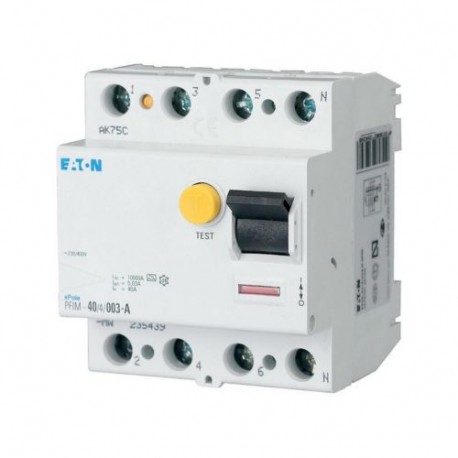 Eaton-moeller PFIM-40/4/05-A-MW Y7-235442 EATON ELECTRIC Residual current circuit breaker (RCCB), 40A, 4p, 500mA, t..