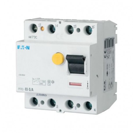 Eaton-moeller PFIM-63/4/01-S/A-MW Y7-235471 EATON ELECTRIC Residual current circuit breaker (RCCB), 63A, 4p, 100mA,..