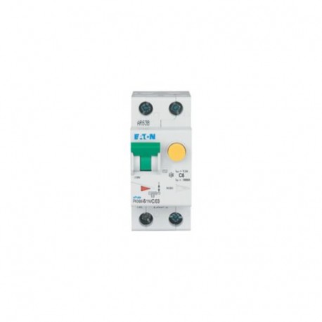 Eaton-moeller PKNM-6/1N/C/03-MW Y7-236019 EATON ELECTRIC RCD/MCB combination switch, 6A, 300mA, miniature circuit-b..