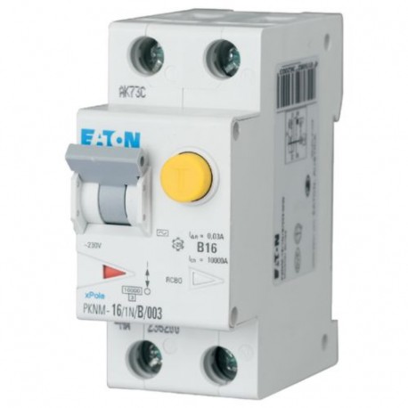 Eaton-moeller PKNM-16/1N/C/001-MW EATON ELECTRIC RCD/MCB combination switch, 16A, 10mA, miniature circuit-br. type ..