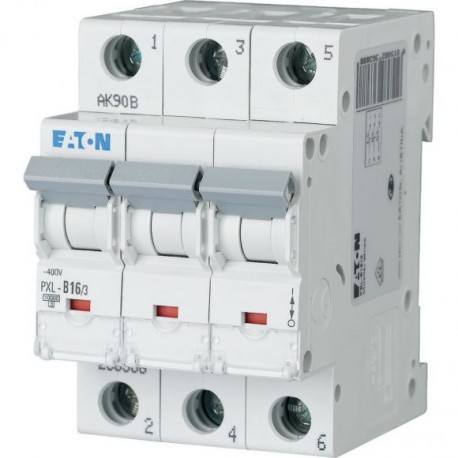 EATON - MOELLER PXL-D16/3 PXL-D16/3 236465 Y7-236465 EATON ELECTRIC Int. circuit breaker, 3P, D curve, 16A