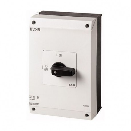 Eaton-moeller P3-63/I4/HI11-NA Y7-237542 EATON ELECTRIC On-Off switch, 3 pole + 1 N/O + 1 N/C, 63 A, surface mounti..
