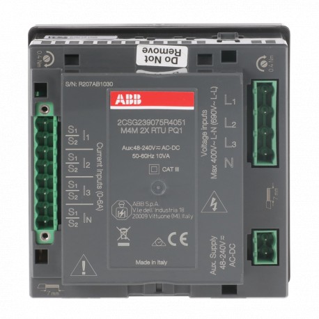 Abb 2CSG239075R4051 Anal. network. M4M 2X MODBUS PQ1