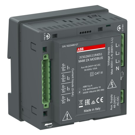Abb 2CSG239095R4051 Anal. network. M4M 2X MODBUS RTS