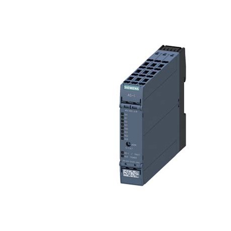 Siemens 3RK2400-2CG00-2AA2 AS-i SlimLine Compact module SC22.5 digital, A/B slave 4 DI/4 DQ, IP20 4 x inputs..