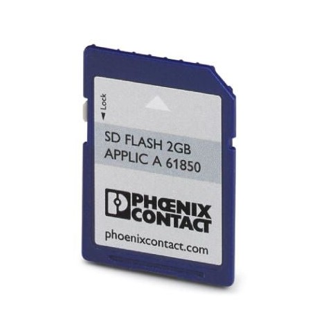 PHOENIX CONTACT SD FLASH 2GB APPLIC A 61850 SD FLASH 2GB APPLIC A 61850 2400436 PHOENIX CONTACT Program / configuration memory