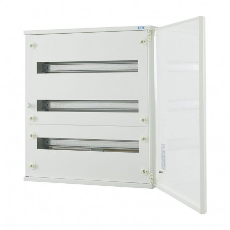 EATON - MOELLER BF-O-3/72-A BF-O-3/72-A 240733 EATON ELECTRIC Complete surface-mounted flat distribution board, white, 24 SU per row, 3 ..