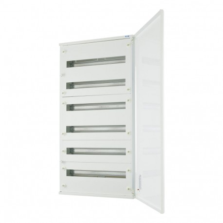 EATON - MOELLER BF-O-6/144-A BF-O-6/144-A 240736 EATON ELECTRIC Complete surface-mounted flat distribution board, white, 24 SU per row, 6..