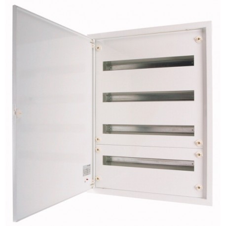 Eaton-moeller BF-U-4/96-A EATON ELECTRIC Complete flush-mounted flat distribution board, white, 24 SU per row, 4 ro..