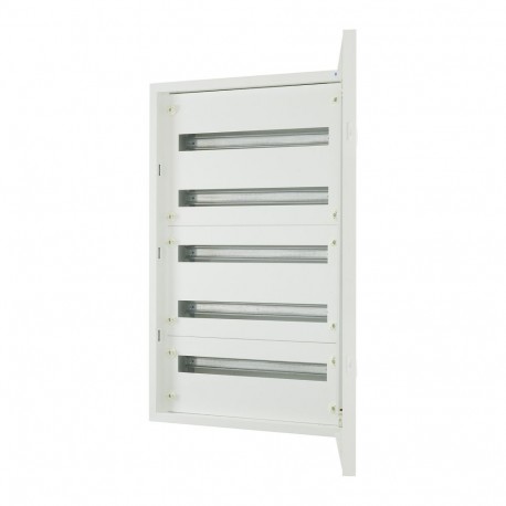 EATON - MOELLER BF-U-5/120-A BF-U-5/120-A 240740 EATON ELECTRIC Complete flush-mounted flat distribution board, white, 24 SU per row, 5 r..