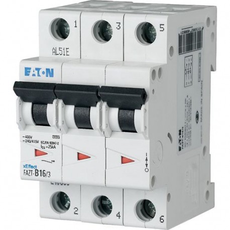 Eaton-moeller FAZT-B20/3 Y7-240884 EATON ELECTRIC Miniature circuit breaker (MCB), 20A, 3p, B-Char, AC