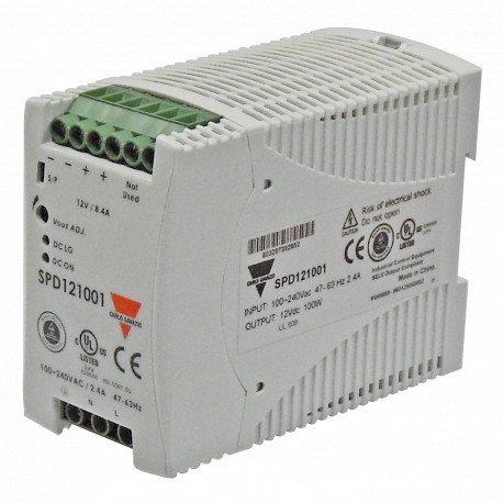 Carlo-gavazzi SPD241001 CARLO GAVAZZI Selected parameters MODEL Din Rail AC INPUT VOLTAGE 90 264V OUTPUT POWER 100W PARALL..