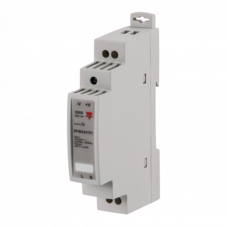 Carlo-gavazzi SPMA24151 CARLO GAVAZZI Single Phase Modular Format, Din Rail Spma Series, Output 24 Vdc Plastic Housing