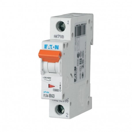 Eaton-moeller PLSM-B63-MW Y7-242186 EATON ELECTRIC Over current switch, 63A, 1p, type B characteristic