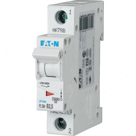 Eaton-moeller PLSM-C2,5-MW EATON ELECTRIC Over current switch, 2, 5 A, 1p, type C characteristic