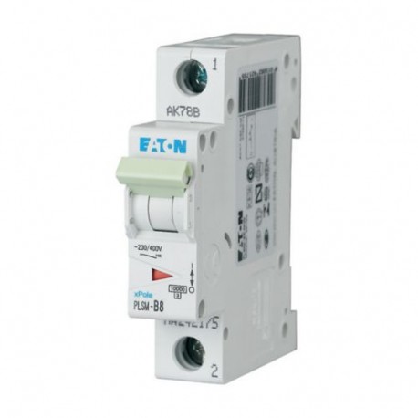 EATON - MOELLER PLSM-C8-MW PLSM-C8-MW 242201 EATON ELECTRIC Over current switch, 8A, 1p, type C characteristic