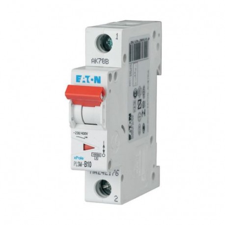 EATON - MOELLER PLSM-C10-MW PLSM-C10-MW 242202 Y7-242202 EATON ELECTRIC Over current switch, 10A, 1p, type C characteristic