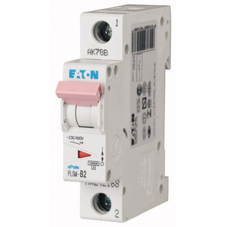 EATON - MOELLER PLSM-D2-MW PLSM-D2-MW 242217 EATON ELECTRIC Over current switch, 2A, 1p, type D characteristic