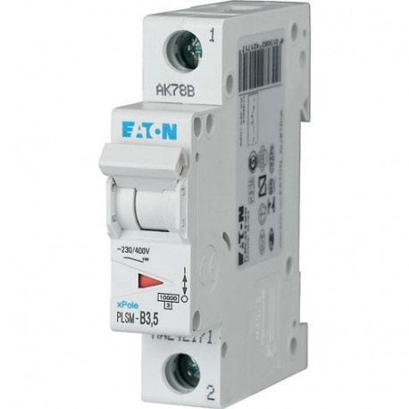 Eaton-moeller PLSM-D3,5-MW EATON ELECTRIC Over current switch, 3, 5 A, 1p, type D characteristic