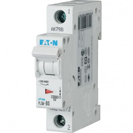 EATON - MOELLER PLSM-D5-MW PLSM-D5-MW 242222 EATON ELECTRIC Over current switch, 5A, 1p, type D characteristic