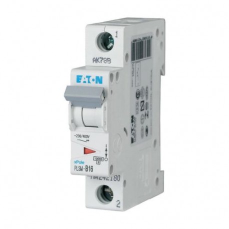 EATON - MOELLER PLSM-D16-MW PLSM-D16-MW 242229 Y7-242229 EATON ELECTRIC Over current switch, 16A, 1p, type D characteristic