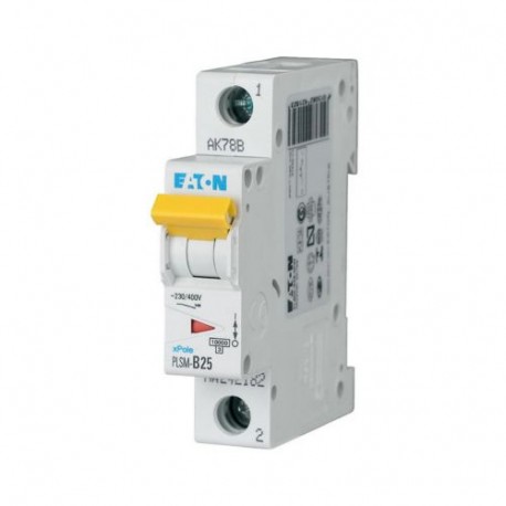 EATON - MOELLER PLSM-D25-MW PLSM-D25-MW 242231 Y7-242231 EATON ELECTRIC Over current switch, 25A, 1p, type D characteristic