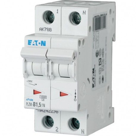 Eaton-moeller PLZM-C0,75/1N-MW EATON ELECTRIC Over current switch, 0, 75 A, 1pole+N, type C characteristic