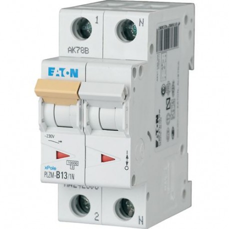Eaton-moeller PLZM-D13/1N-MW Y7-242357 EATON ELECTRIC Over current switch, 13A, 1pole+N, type D characteristic
