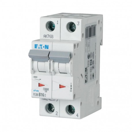 Eaton-moeller PLSM-B16/2-MW Y7-242379 EATON ELECTRIC Over current switch, 16A, 2p, type B characteristic