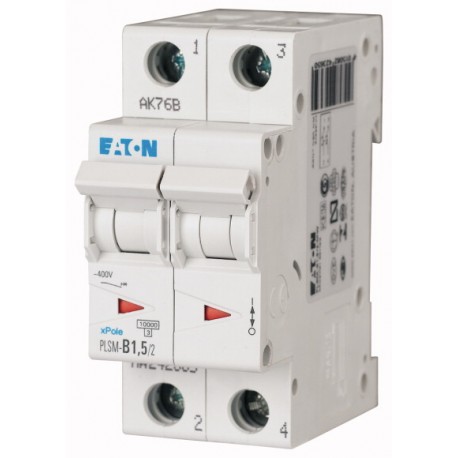 Eaton-moeller PLSM-C0,25/2-MW EATON ELECTRIC Over current switch, 0, 25 A, 2 p, type C characteristic