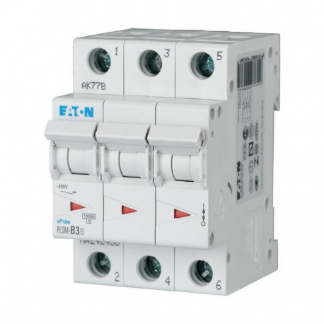 Eaton-moeller PLSM-B3/3-MW EATON ELECTRIC Over current switch, 3A, 3 p, type B characteristic