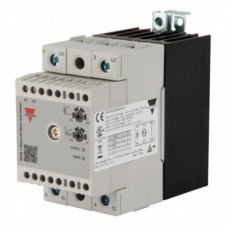 Carlo-gavazzi RGTS24250FV00 CARLO GAVAZZI System: Soft Starter, Load: Phase 1, Housing width: 45mm to 90mm, Motor rating: ..
